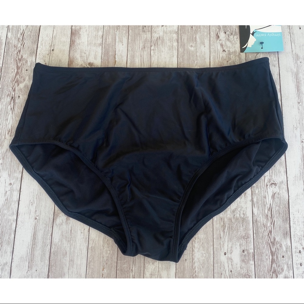 🔆 Simply Swim Plus High Waisted Bikini Bottom